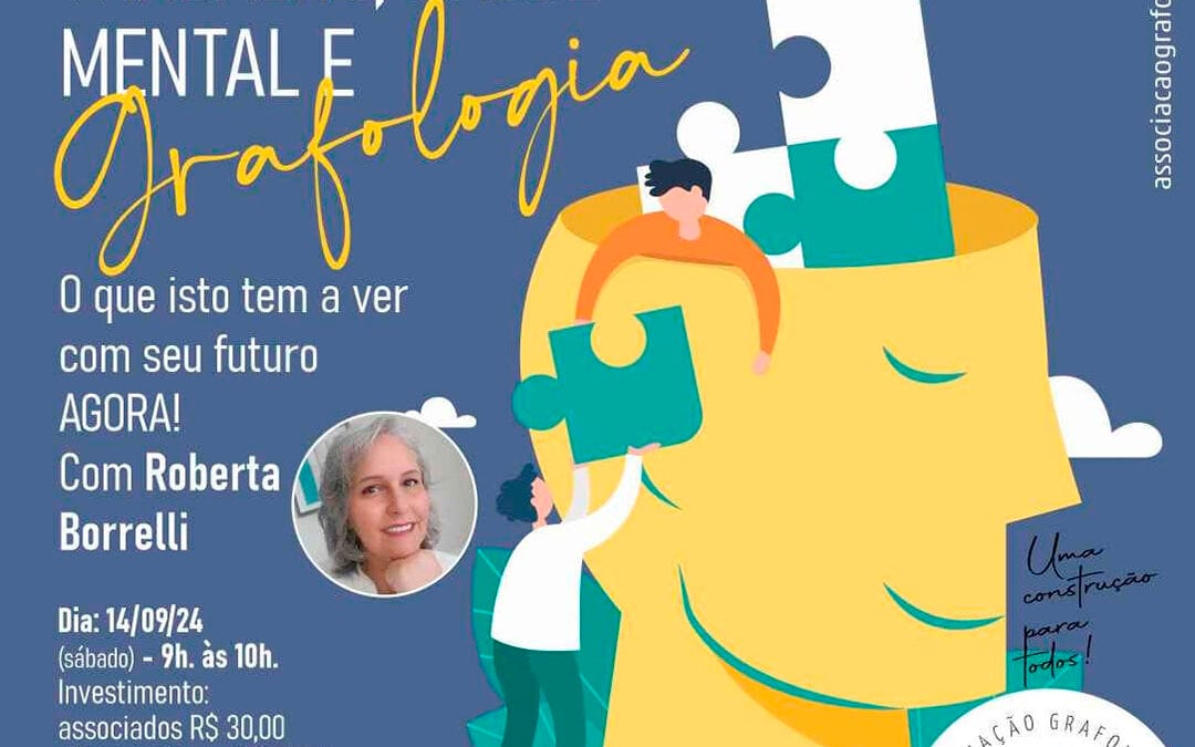 Palestra Trabalho, Saúde Mental e Grafologia